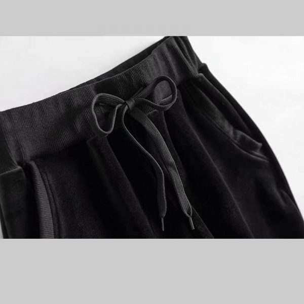 Winter Thick Warm Soft Sweatpants Comfortable Double-sided Velvet Casual Joggers Pants Female  Loose Long Plus Warm Pants - Takalr