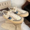 Shoes For Women Spring  New Fashion Mixed-Color Breathable Sneakers Retro Preppy Style High Quality Women's Vulcanize Shoes