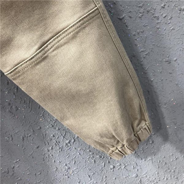 high waist pants sashes pockets office ladies pants  women's spring autumn large size loose waist casual nine-point pant - Takalr