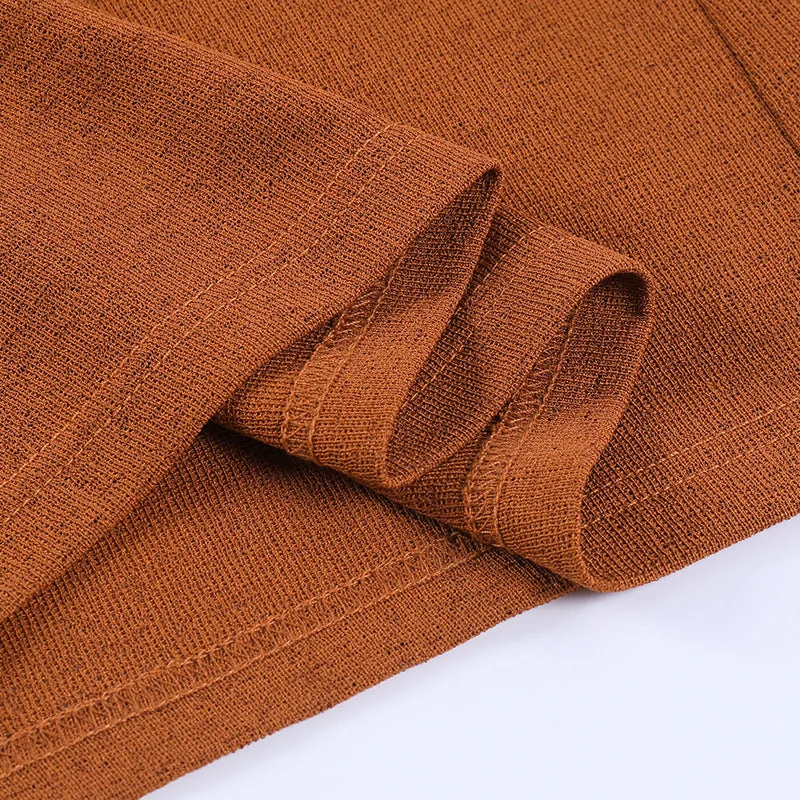 Sexy Twist Front Cutout Long Sleeve Bodycon Dresses for Women Fall Winter Fashion Elegant Knit Maxi Dress C66CI33 - Image 20