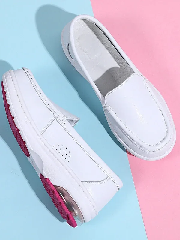 Women Nurse Loafers Non-slip Breathable Shock-absorbing Nursing Shoes
