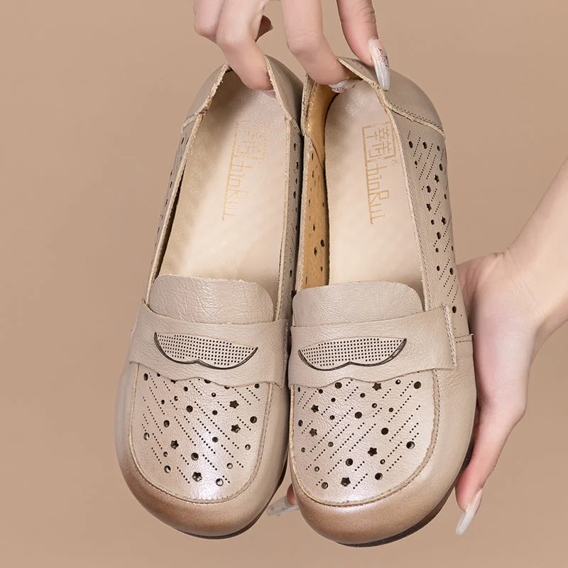 Flat Spring Summer Sandals Comfortable Non-slip Single Shoes Soft Soled Women's Shoes