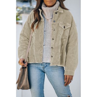 Autumn Winter Women's Jacket Tops Simple Loose Long-sleeved Jacket