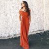 Off shoulder long dress women Bohemian high waist chiffon dress Fashion summer pleated dresses Boho maxi vestidos mujer - Takalr