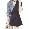 Runway striped blazer women jacket blazer Fashion tie waist jackets Elegant ladies office workwear Wrap blazes suit feminino - Takalr