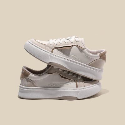 New Low-top Sneakers For Women Mixed-Color Breathable Causal Vulcanize Shoes Fashion Comfy Damping Platform Shoes Non-slip