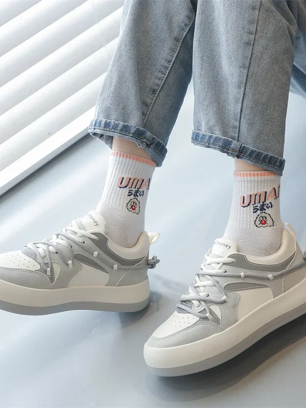 Women's Shoes Fashion Korean Style New Platform Women Sneakers Breathable Female Casual Shoes Non-slip Sneakers For Women