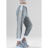 Side hollow out pants women Summer fashion solid color sweatpants Mid-waist trousers womens Grey white black pantalon femme - Takalr