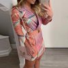 Striped print midi blazer dress with belt Long sleeve turn down collar autumn women dress 2019 Elegant office workwear Vestidos - Takalr