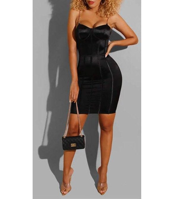 Women Sexy Summer Spaghetti Strap Bodycon Mini Dress Party Club Bandage Backless Dresses Elegant Short Vestidos - Takalr