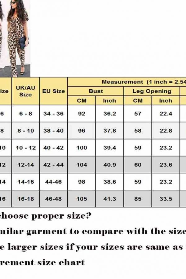 The Best Women Short Sleeve Leopard Playsuit 2019 New Fashion Ladies Summer Casual Holiday Romper Pocket Long Jumpsuit Trousers Online - Takalr