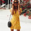 The Best Women Short Sleeve Wrap Boho Floral Mini Dress Fashion Ladies Summer Beach Casual V-Neck Short Sundress Holiday Online - Takalr