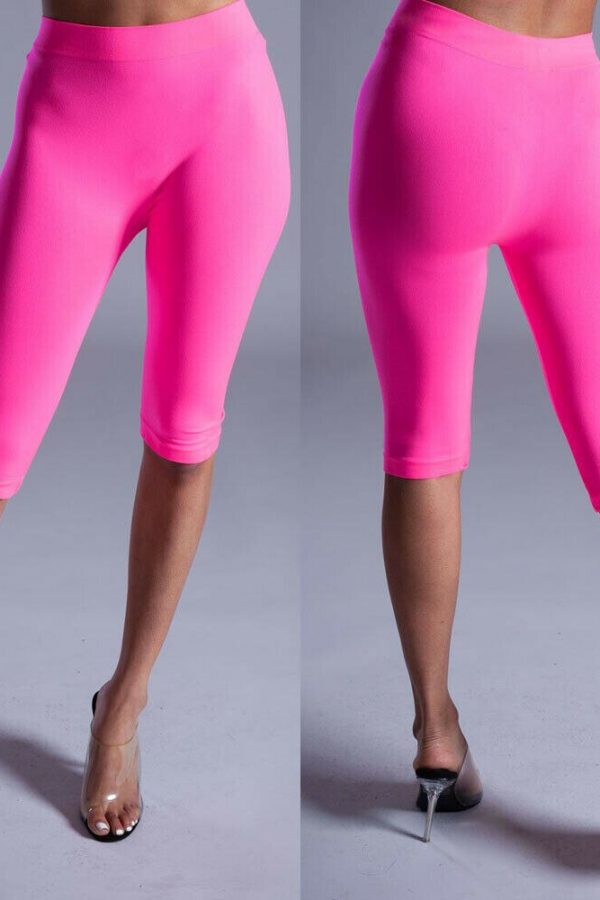 The Best Women Slim Fitness Yogawear Leggings Bodycon High Waist Stretch Short Legging Pants Soft Cotton Sportswear Slacks Online - Takalr