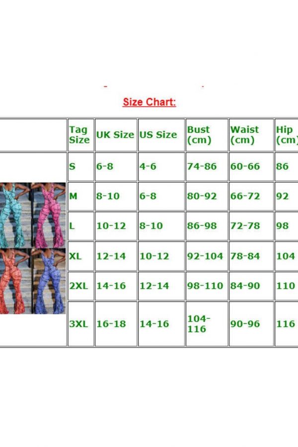 The Best Women Spaghetti Strap Backless Print Bodycon Jumpsuit Ladies Sexy Party Casual Flared Wide Leg Long Trouser Summer Outfits Online - Takalr