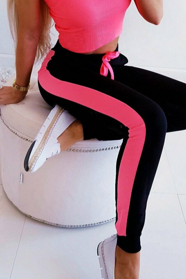 The Best Women Sport Pants Workout Gym Exercise Running Fitness Leggings High Waist Stretchy Trousers Casual Sportswear Online - Takalr