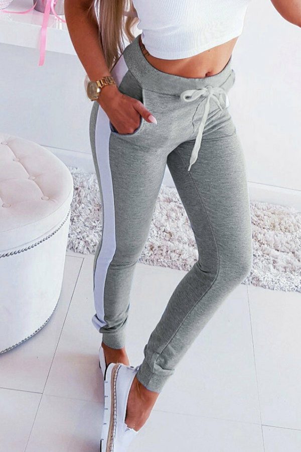 The Best Women Sport Pants Workout Gym Exercise Running Fitness Leggings High Waist Stretchy Trousers Casual Sportswear Online - Takalr