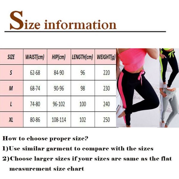 The Best Women Sport Pants Workout Gym Exercise Running Fitness Leggings High Waist Stretchy Trousers Casual Sportswear Online - Takalr