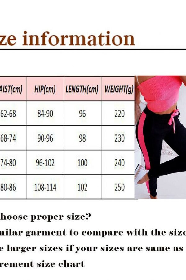 The Best Women Sport Pants Workout Gym Exercise Running Fitness Leggings High Waist Stretchy Trousers Casual Sportswear Online - Takalr