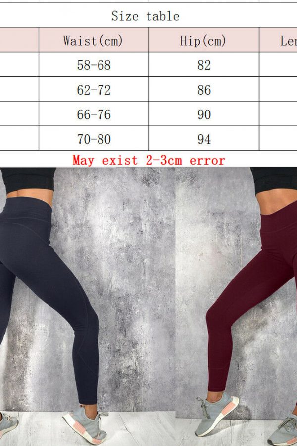 The Best Women Sports Pant Fitness Leggings Running Gym Sport High Waist Jogging Pants Women Workout Stretch Trousers Online - Takalr