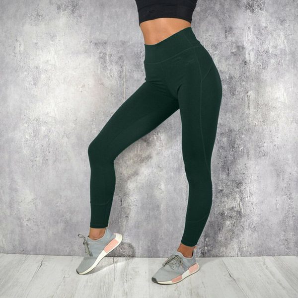 The Best Women Sports Pant Fitness Leggings Running Gym Sport High Waist Jogging Pants Women Workout Stretch Trousers Online - Takalr