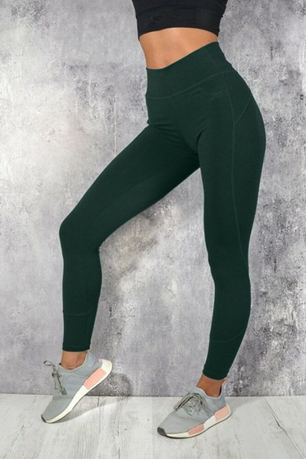 The Best Women Sports Pant Fitness Leggings Running Gym Sport High Waist Jogging Pants Women Workout Stretch Trousers Online - Takalr