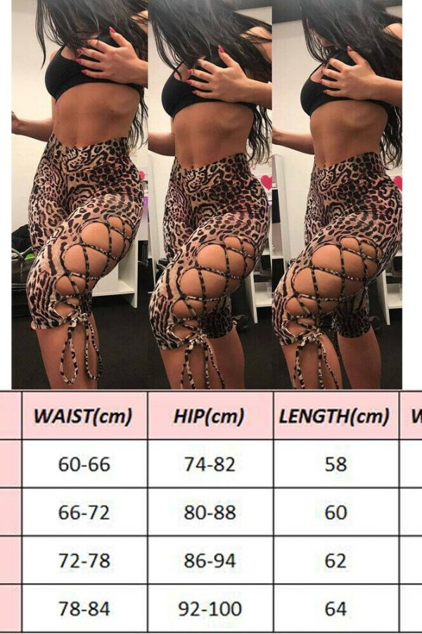 The Best Women Sports Scrunch Running Gym High Waist Fitness Leggings Push Up Trousers Workout Beach Casual Short Pants Online - Takalr