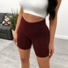 The Best Women Sportwear High Waist Stretch Biker Shorts Casual Ladies Workout Gym Running Fitness Exercises Sports Shorts Online - Takalr