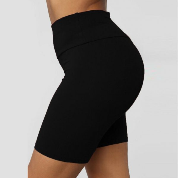 The Best Women Sportwear High Waist Stretch Biker Shorts Casual Ladies Workout Gym Running Fitness Exercises Sports Shorts Online - Takalr