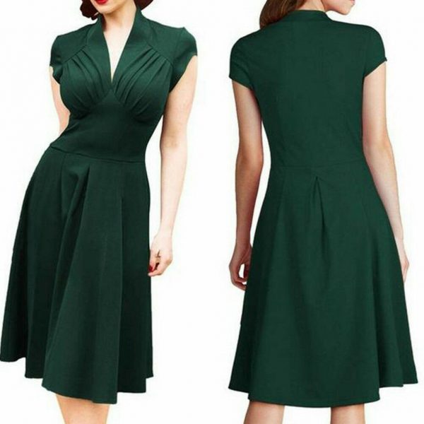 The Best Women Stretch High Waist Elegant Dress Ladies Evening Party Formal Work Business Office Bodycon Midi Dress Online - Takalr