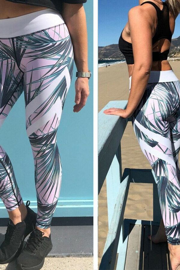 The Best Women Stretch Sports Running Gym Push Up Fitness Leggings Workout High Waist Long Skin Jogging Pants Trousers Online - Takalr