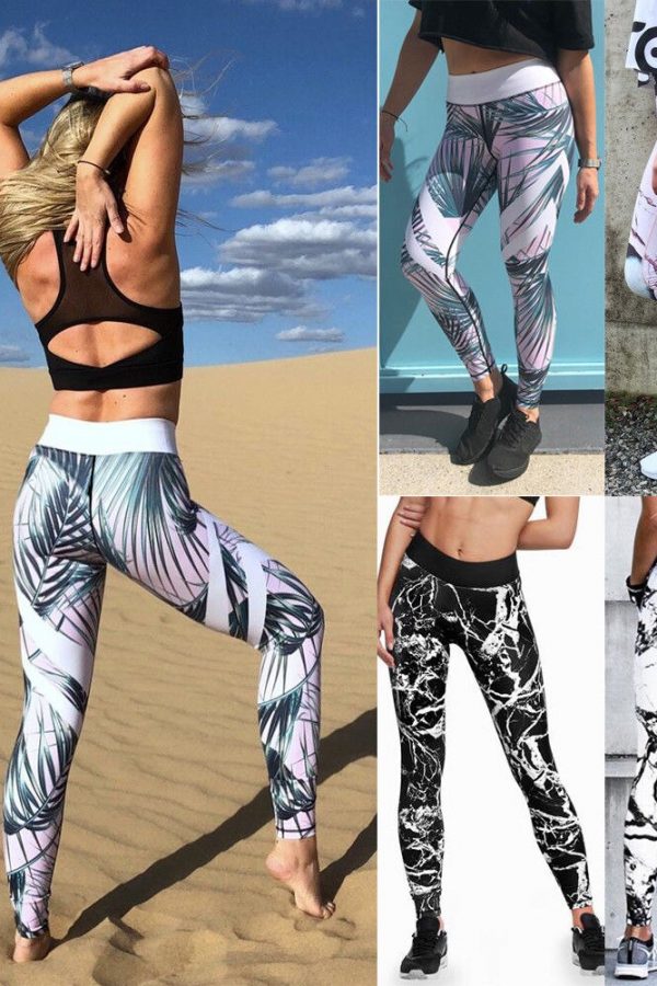 The Best Women Stretch Sports Running Gym Push Up Fitness Leggings Workout High Waist Long Skin Jogging Pants Trousers Online - Takalr