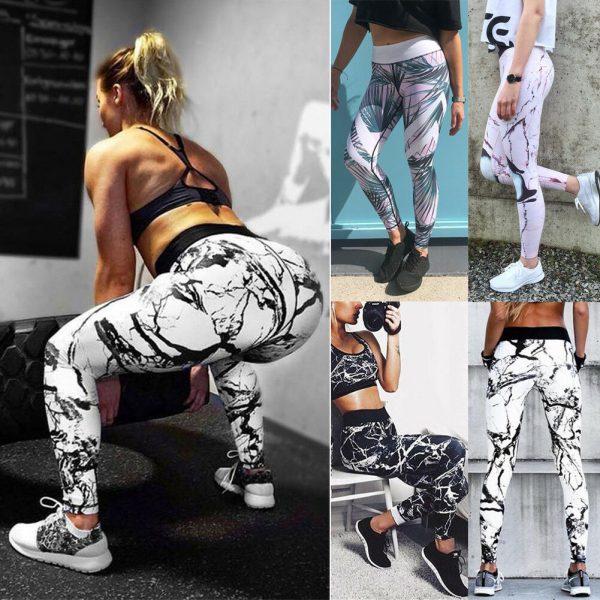 The Best Women Stretch Sports Running Gym Push Up Fitness Leggings Workout High Waist Long Skin Jogging Pants Trousers Online - Takalr