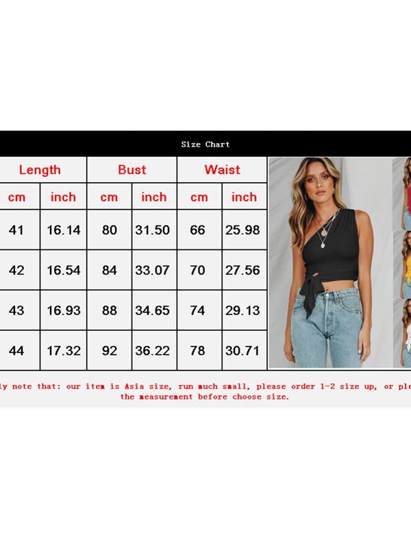 The Best Women Summer Casual Off Shoulder Tank Top Vest Fashion Bowknot Sleeveless Crop Top Shirt Beach Holiday Solid Short Tops New Online - Takalr