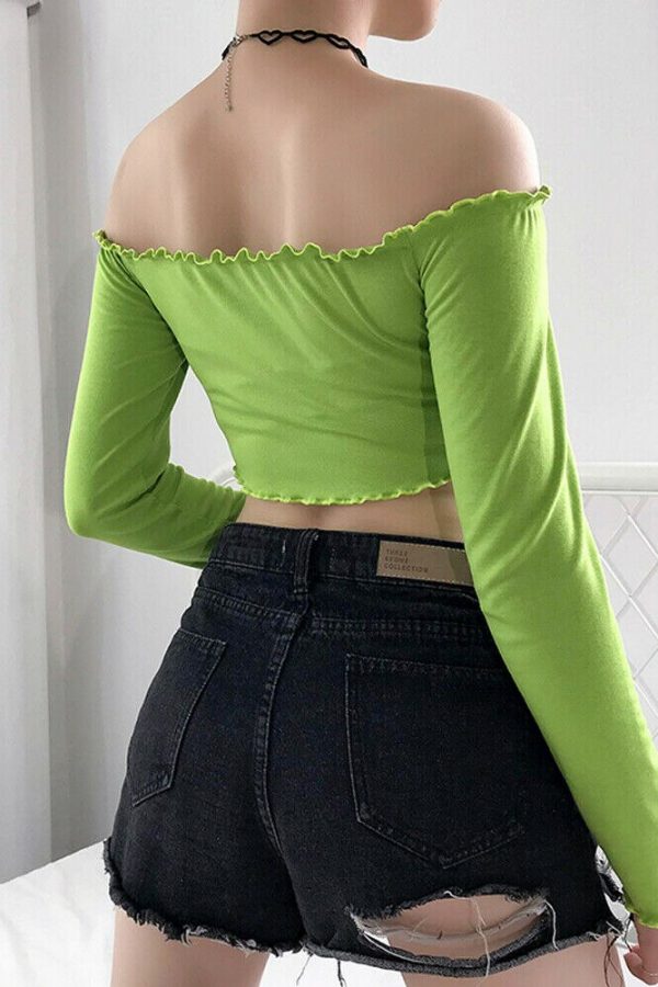 The Best Women Summer Casual Off Shoulder Vest Blouse Tops Sexy Ladies Summer Beach Holiday Crop Top Shirt Blouse Streetwear Online - Takalr