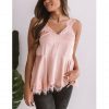 The Best Women Summer Fashion Lace Vest Top Casual Sleeveless Tank Blouse Sexy Ladies Backless Loose Slim Camisole Tank Tops Online - Takalr