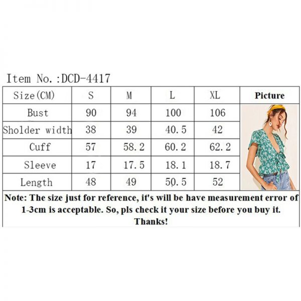 The Best Women Summer Floral Short Sleeve Low-cut Top Shirt 2019 New Fashion Ladies Casual Top Blouse Beach Holiday Clothing Online - Takalr