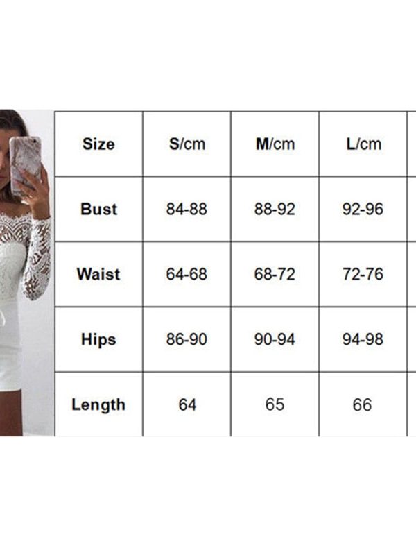 The Best Women Summer Off Shoulder Sexy Playsuits Fashion Ladies Long Sleeve Sheer Lace Patchwork Hollow Bandage Skinny Playsuits Online - Takalr