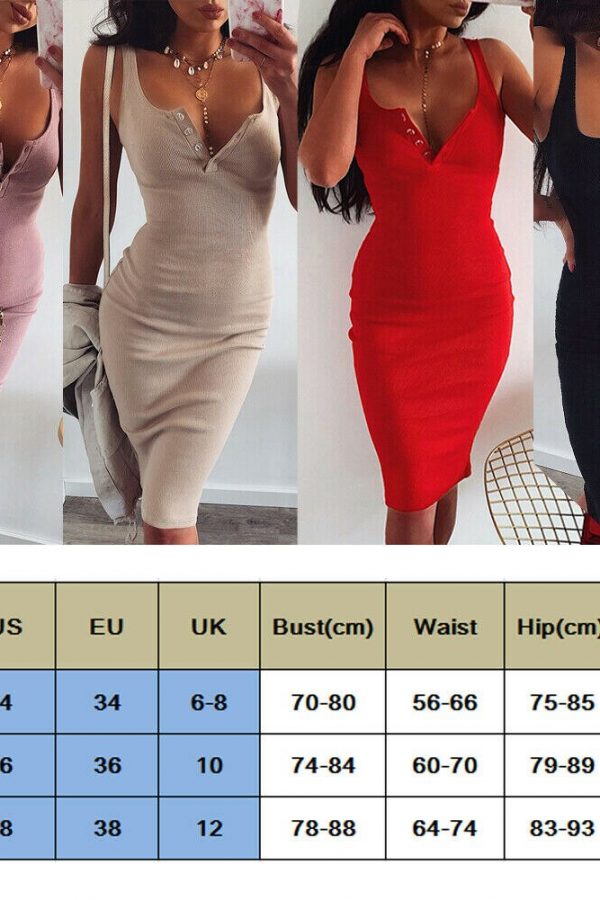 The Best Women Summer Sexy Spaghetti Strap Stretchy Bodycon Sundress Ladies Summer Holiday Package Hip Bodycon Dress Short Club Dress Online - Takalr