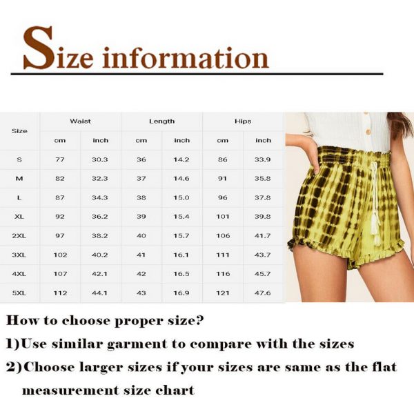 The Best Women Summer Shorts Ladies Casual Drawstring Loose Elastic High Waist Beach Loose Ruffle Hot Short Trousers Online - Takalr