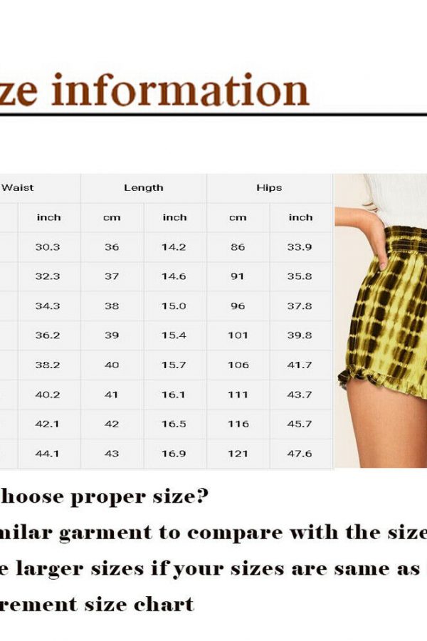 The Best Women Summer Shorts Ladies Casual Drawstring Loose Elastic High Waist Beach Loose Ruffle Hot Short Trousers Online - Takalr