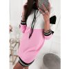 The Best Women Sweatshirts 2020 New Autumn Winter Hoodies Long Sleeve Hoody Ladies Patchwork Hooded Sweatshirt Female Outwear Online - Takalr