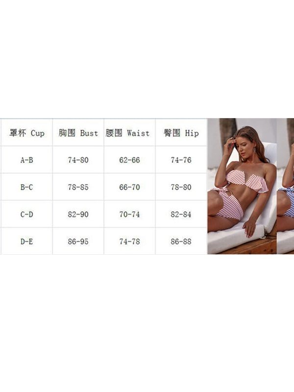 The Best Women Triangle Swimwear Bathing Push-up Padded Bra Bikini Set Swimsuit Beachwear Online - Takalr