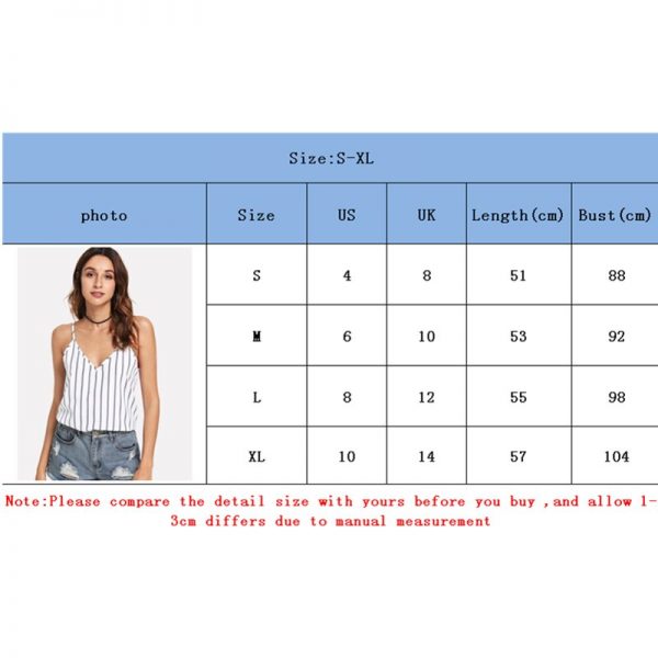 The Best Women Vest Tank Tops Striped Summer Sleeveless V-Neck Loose Shirt Tee Ladies Casual Holiday Beach Camisole Online - Takalr