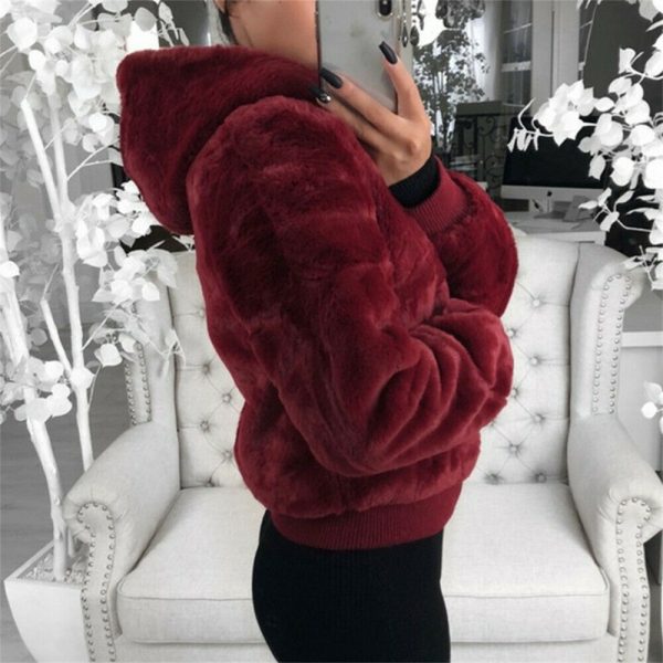 The Best Women Winter Teddy Bear Fluffy Short Coat Fleece Fur Jacket Ladies Fleece Zip Outerwear Casual Top Jacket Oversized Overcoat Online - Takalr