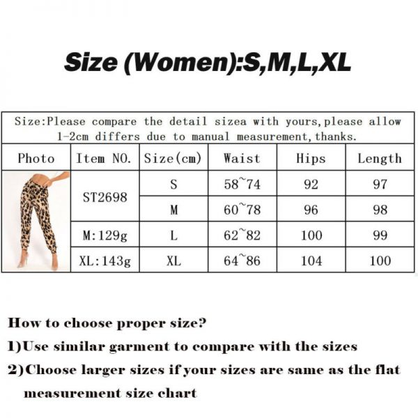 The Best Women's High Waist Leopard Print Pants Elegant Trousers Ladies Casual Party Fashion Pants Femme Streetwear Online - Takalr