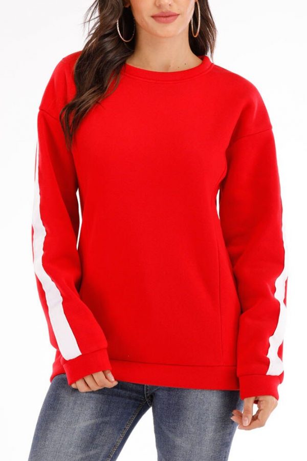 The Best Women's Long Sleeve Fleece Loose Autumn Winter Warm Sweater Casual Loose Jumper Hoodie Sweatshirt Pullover Tops Online - Takalr