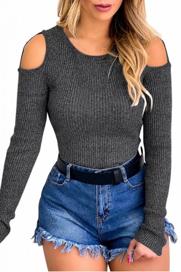 The Best Women's Long Sleeve Fleece Loose Winter Warm Sweater T shirt Casual Round Neck Jumper Pullover Slim Fit Tops Online - Takalr