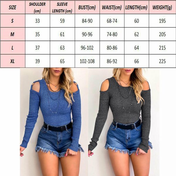 The Best Women's Long Sleeve Fleece Loose Winter Warm Sweater T shirt Casual Round Neck Jumper Pullover Slim Fit Tops Online - Takalr