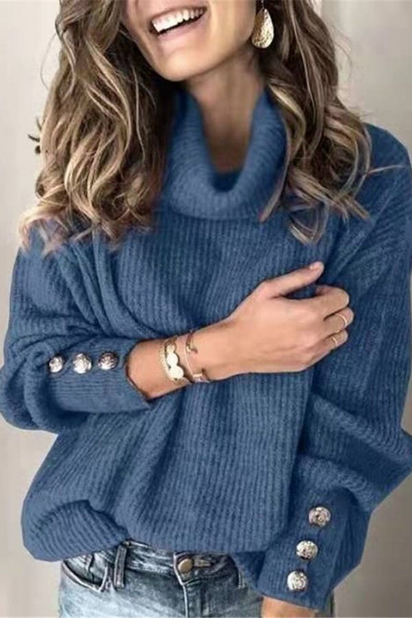 The Best Women's Long Sleeve Knitted Sweater Autumn Winter Ladies Casual Jumper Cardigan Knitwear Winter Outwear Pullover Tops Online - Takalr