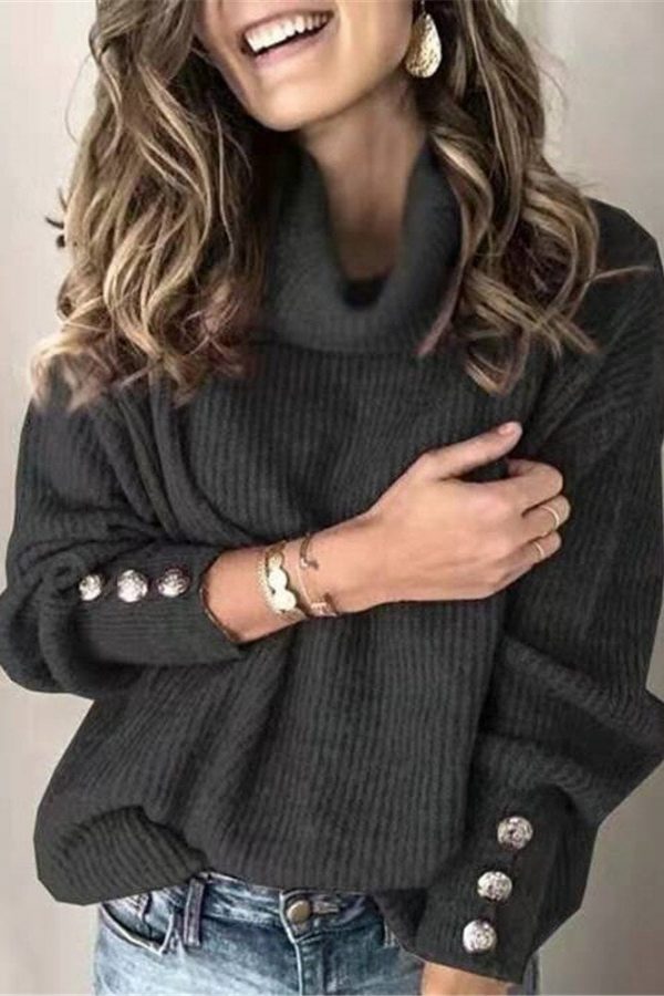 The Best Women's Long Sleeve Knitted Sweater Autumn Winter Ladies Casual Jumper Cardigan Knitwear Winter Outwear Pullover Tops Online - Takalr